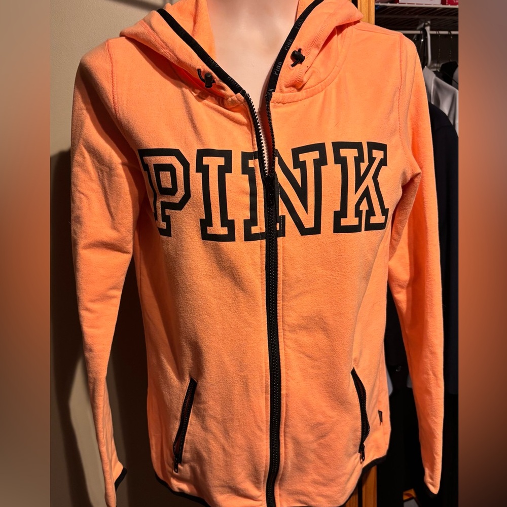Victoria’s Secret PINK brand orange hoodie